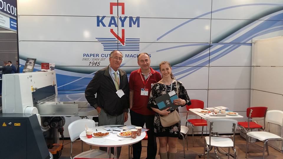 Kaym Drupa 2016 Dusseldorf Almanya Fuarında